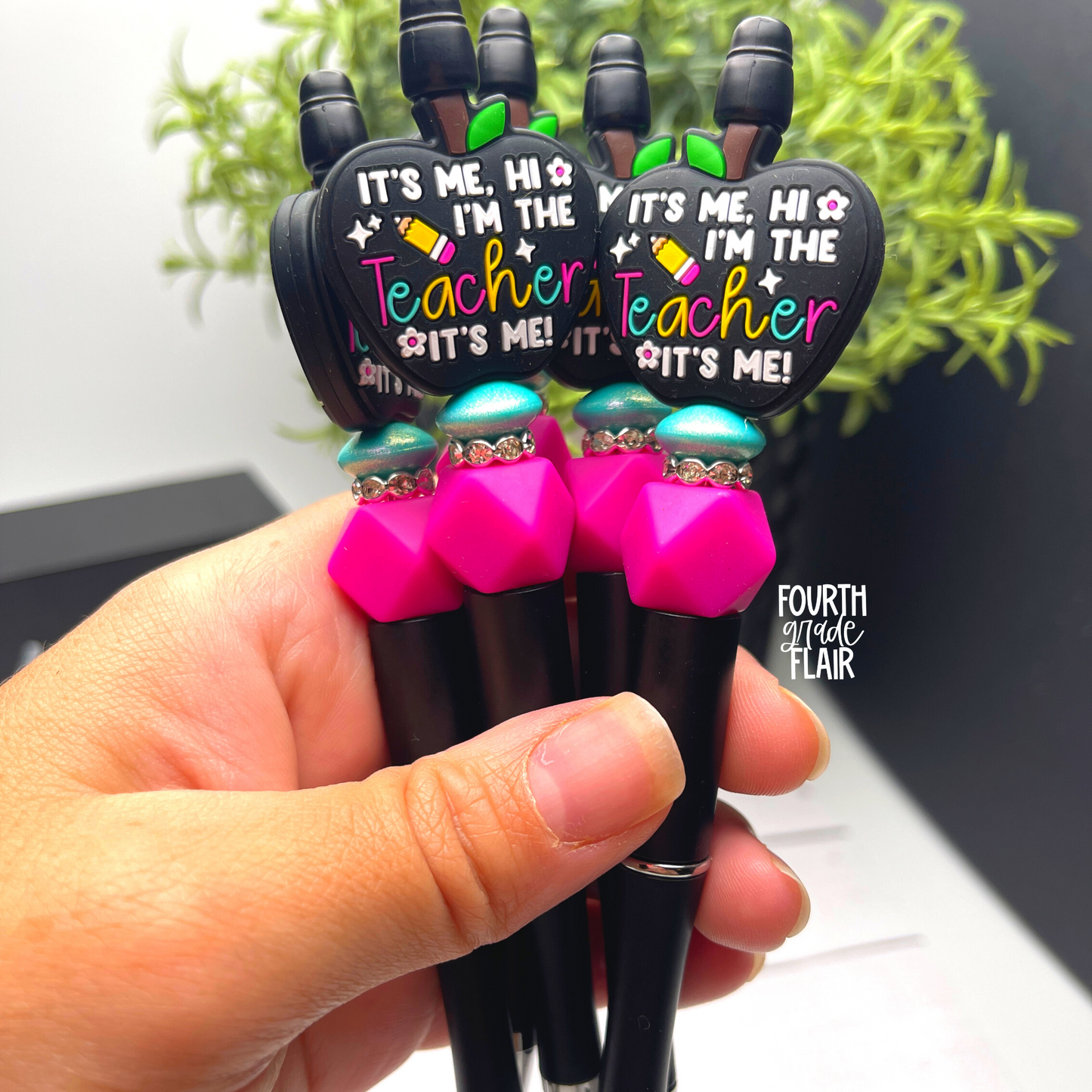 It's Me, Hi, I'm the Problem Beaded Teacher Pen
