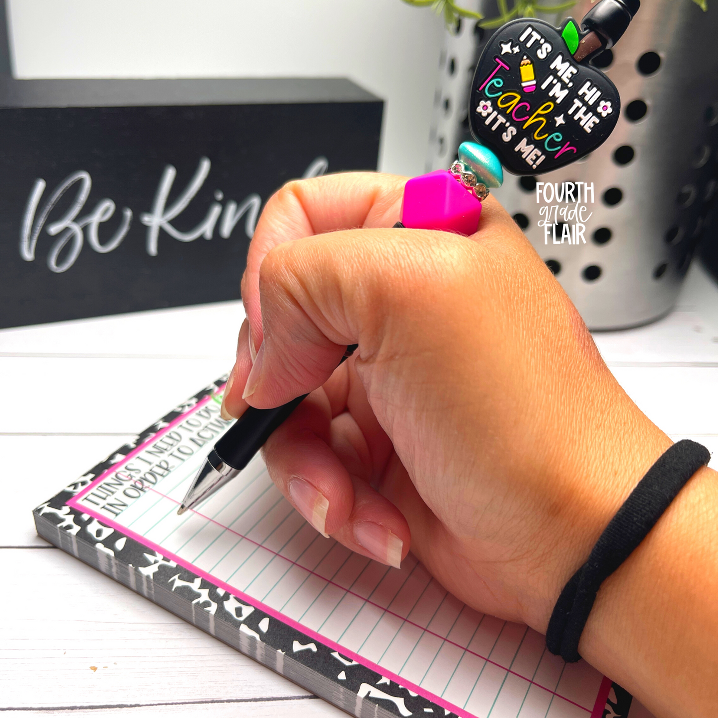 It's Me, Hi, I'm the Problem Beaded Teacher Pen