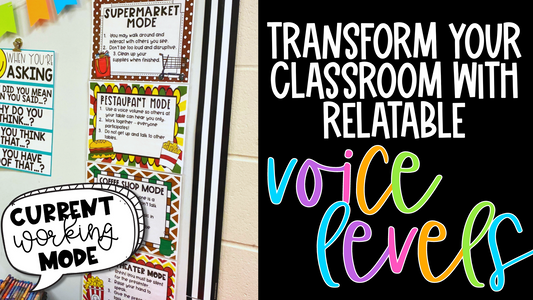 Relatable Classroom Voice Levels That WORK!