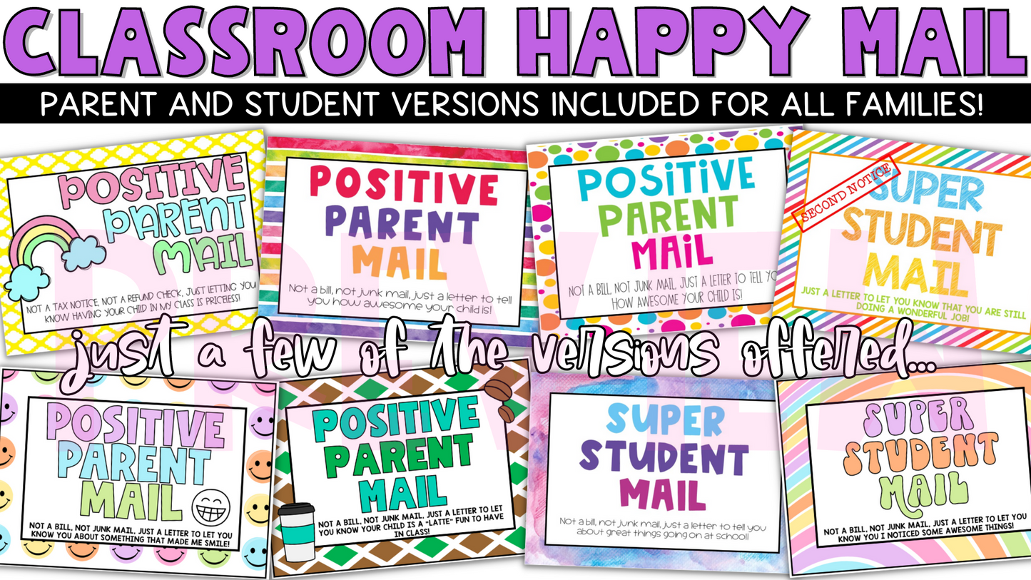 PRINTABLE Positive Classroom Postcards