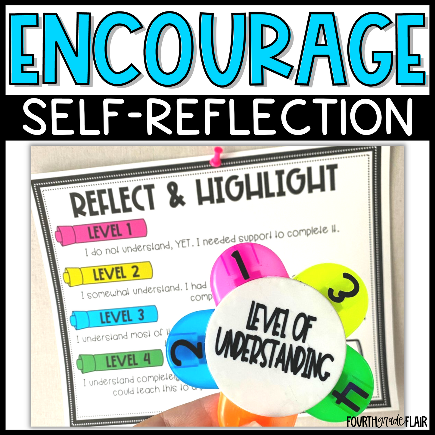 Reflect and Highlight | No Name Management Posters | PRINTABLE