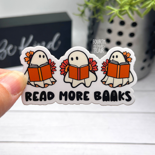 Read More Books Sticker | TEE-ch with Flair | EXTRAS