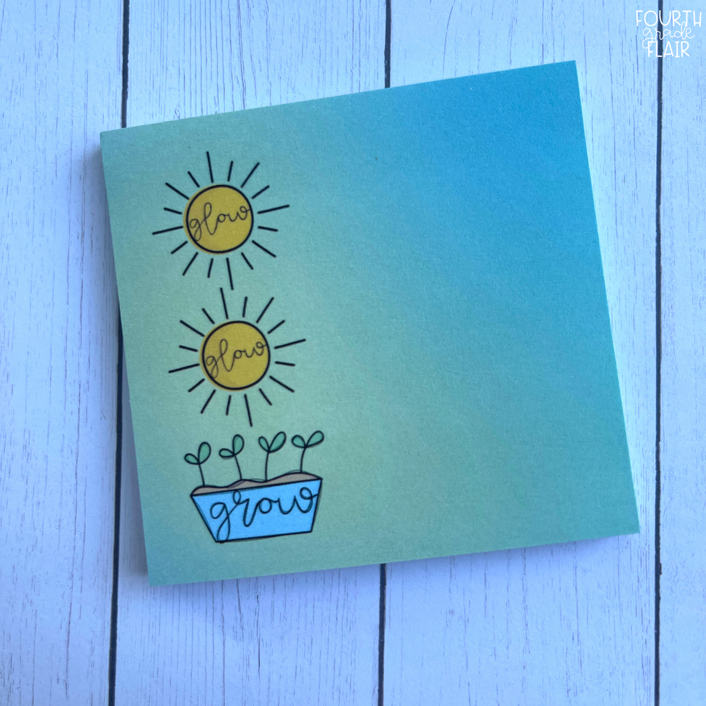 Glow and Grow Sticky Notes