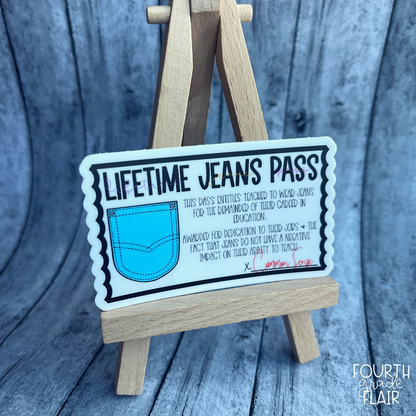 Lifetime Jeans Pass