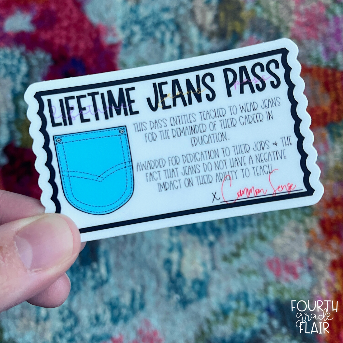 Lifetime Jeans Pass
